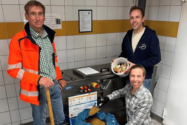 Kompost-Projekt auf Sylt, Bäckerei Raffelhüschen und Bauhof